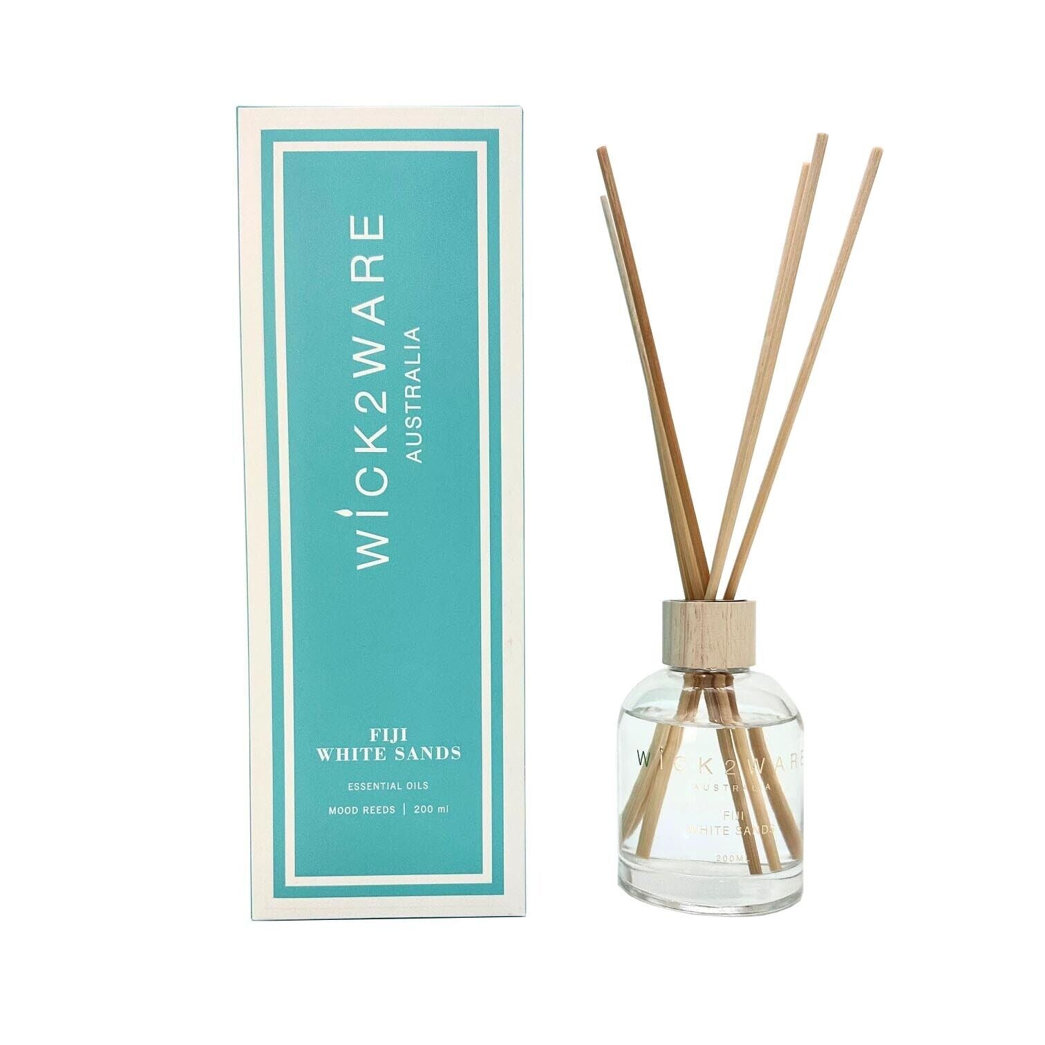 Wick2Ware Australia Fiji White Sands Fragrance Reed Diffuser 200ml/7.1 fl oz