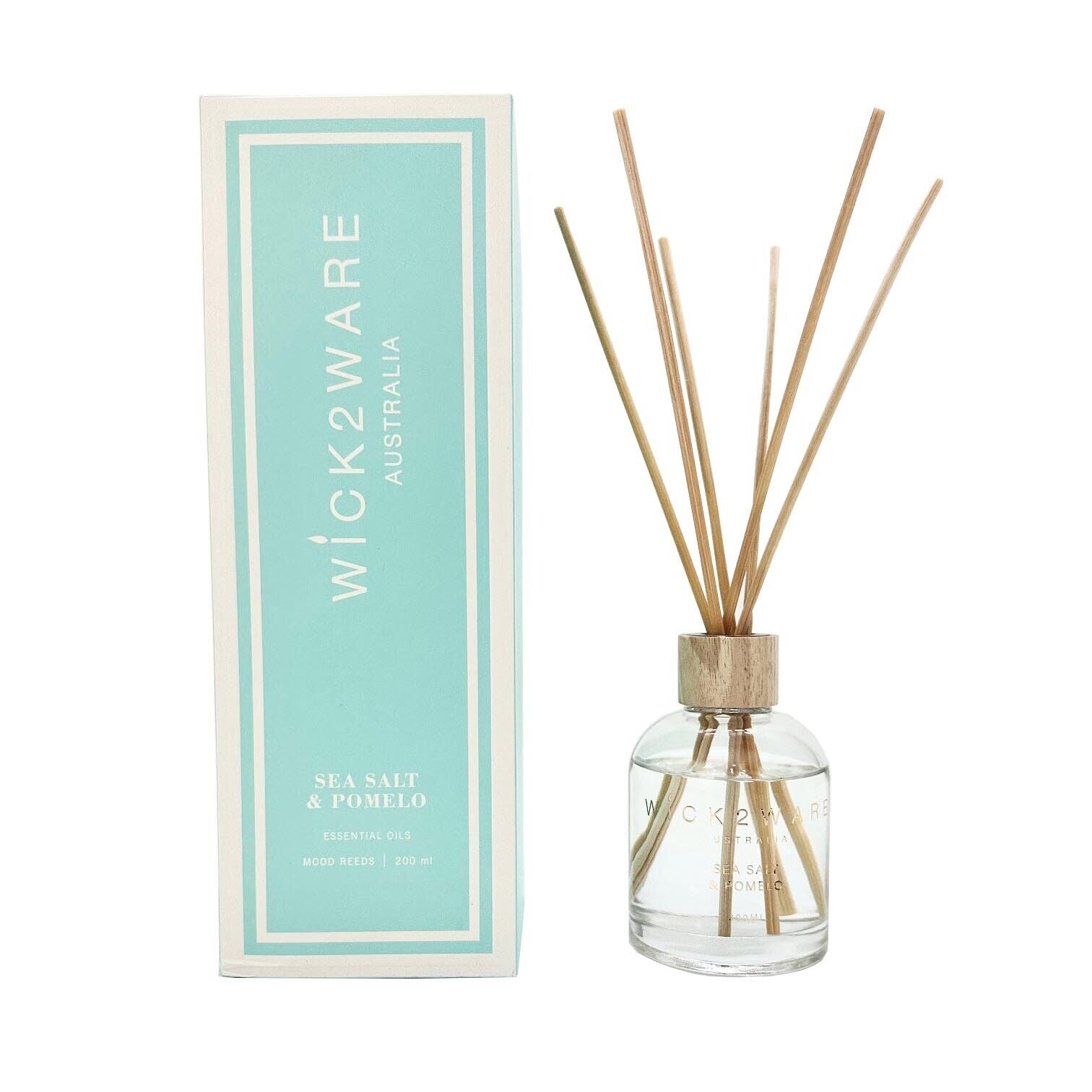 Wick2Ware Australia Sea Salt Pomelo Fragrance Reed Diffuser 200ml/7.1 fl oz