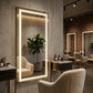 LED Rectangle Frameless Wall Mirror Salon / Bathroom - 100 x 60cm