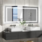 LED Rectangle Frameless Wall Mirror Salon / Bathroom - 120 x 80cm