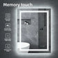 LED Rectangle Frameless Wall Mirror Salon / Bathroom - 120 x 80cm