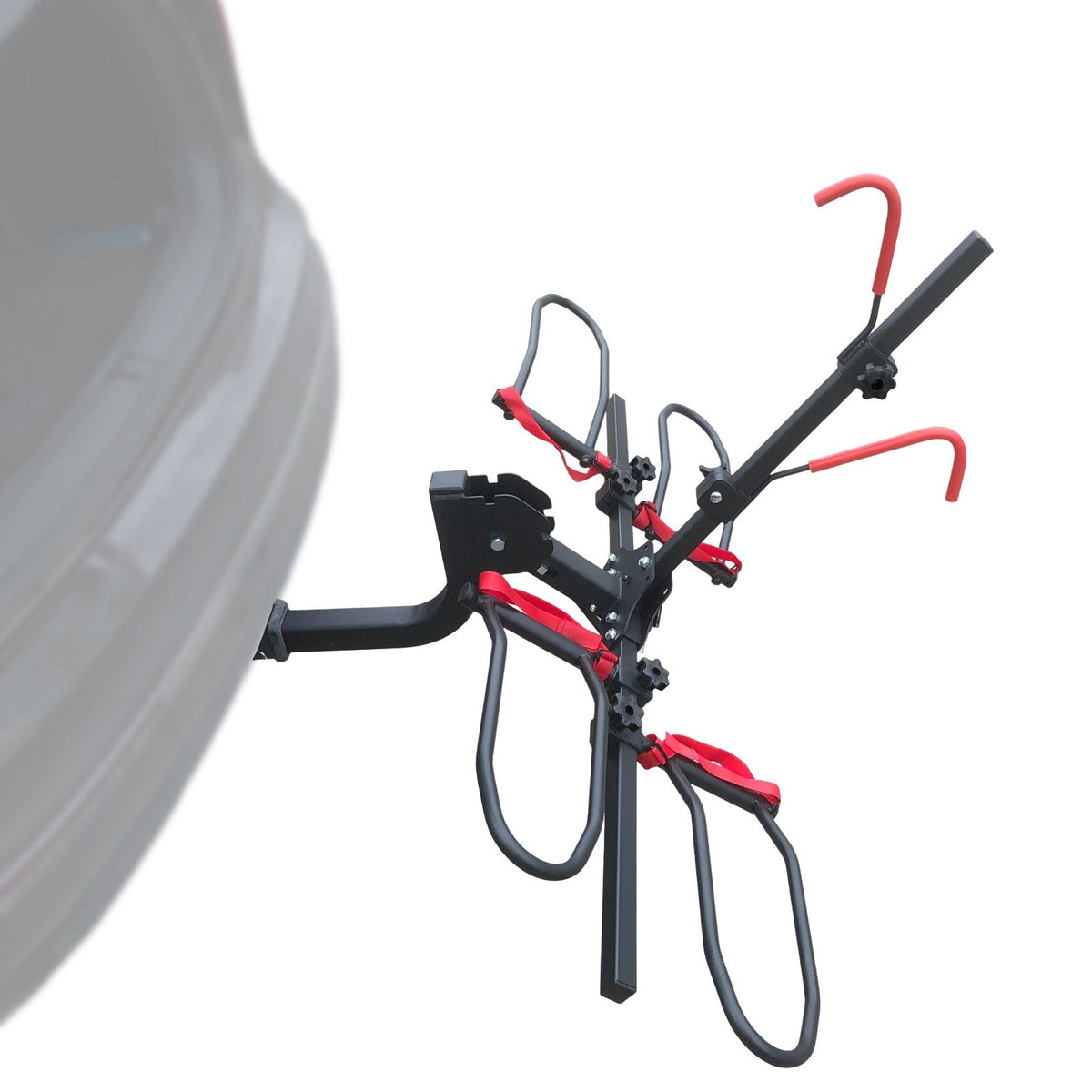 Car Bike Rack 2-Bicycle Rear Holder - SUV Hitch Mount Platform