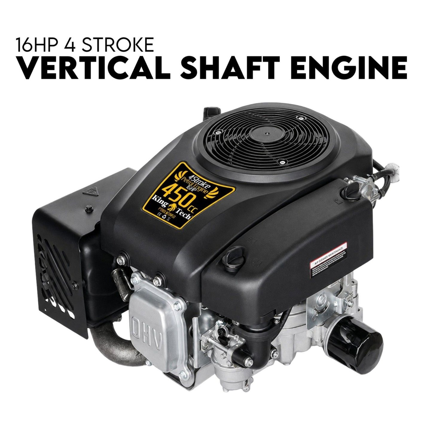 Lawn Mower Engine Petrol 16HP Vertical Shaft 4