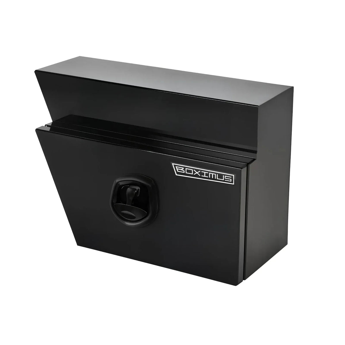 Under Tray Tool Box Underbody Pair Set 600mm Black Aluminium