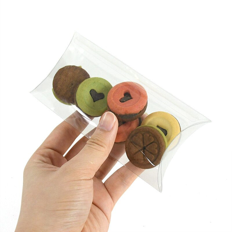 50 Pack Pillow Rectangle Shaped Gift Box - Wedding or Product Bomboniere Jewelry Gift Party Favor Candy Chocolate Soap Box