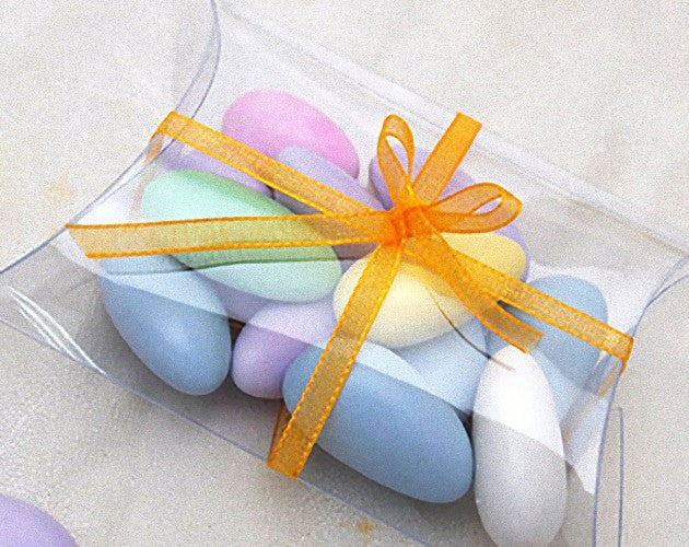 50 Pack Pillow Rectangle Shaped Gift Box - Wedding or Product Bomboniere Jewelry Gift Party Favor Candy Chocolate Soap Box