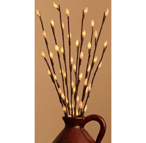 5 Sets LED Light Bunch Stem - Warm White Battery Fairy Lights, 50cm High, 20 Bulbs/Petals