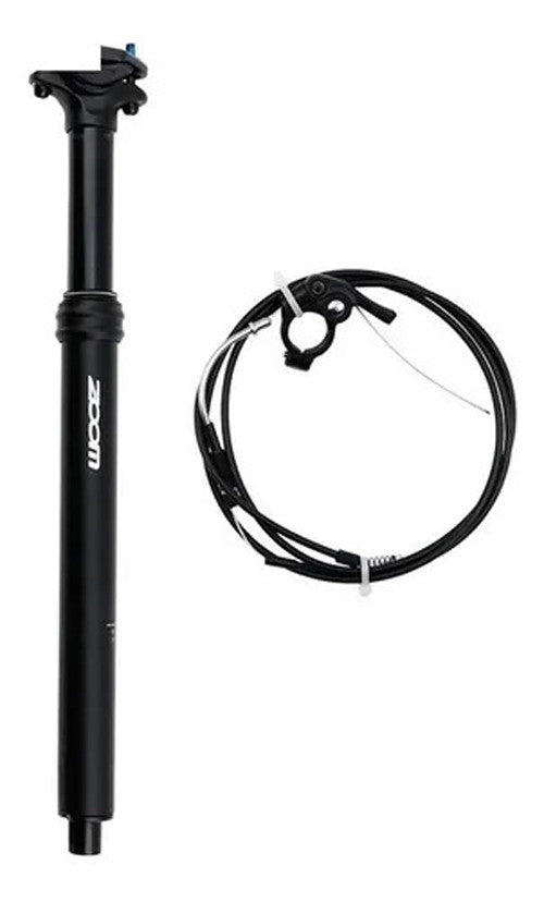 ZOOM SPD-801N Adjustable Height via Thumb Remote Lever - Internal Cable 30.9 Diameter 100mm Travel Mountain Bike Dropper