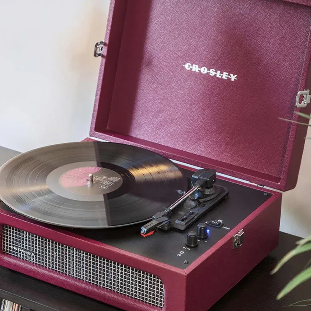 Crosley Voyager Bluetooth Portable Turntable - Burgundy