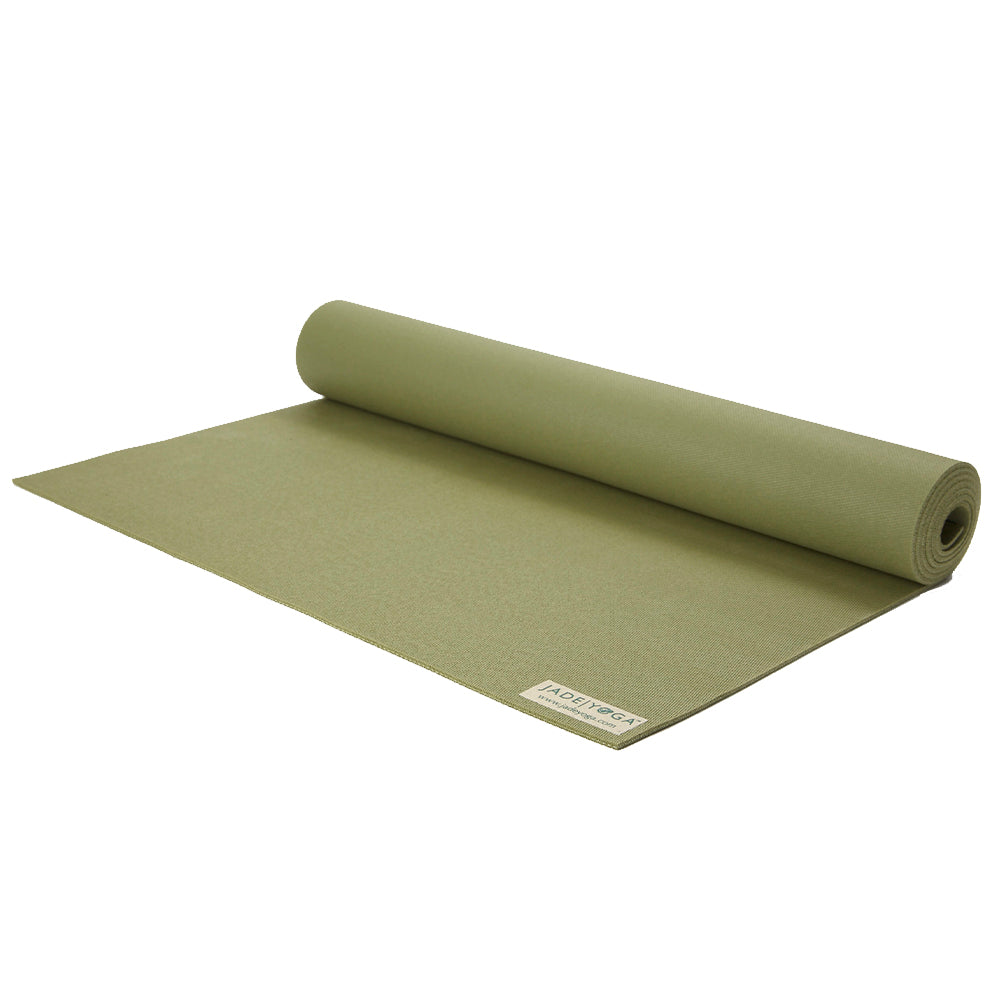 Jade Yoga Harmony Mat Olive & Etekcity Scale for Body Weight and Fat Percentage Black Bundle