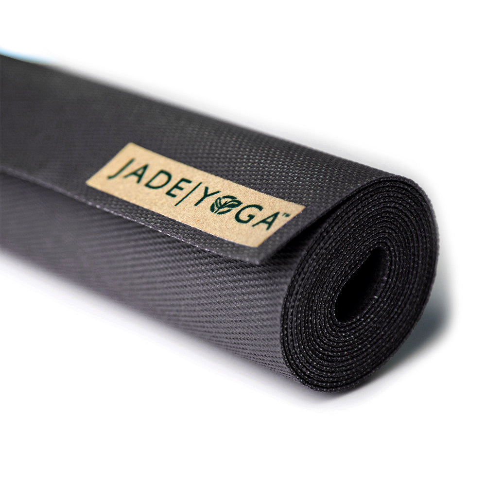 Jade Yoga Voyager Mat Black & Etekcity Scale for Body Weight and Fat Percentage Black Bundle