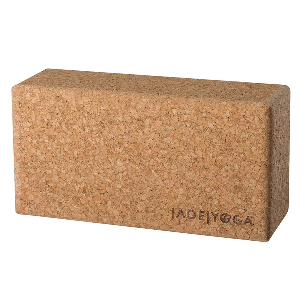 Jade Yoga Cork Yoga Block - Small