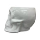 Urban Attitude Skull Statue - Matte White