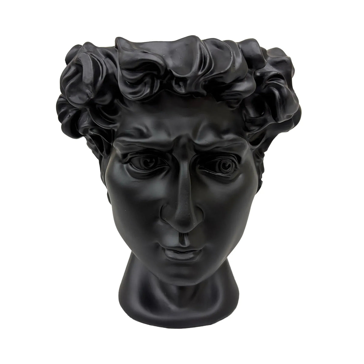 Urban Attitude David Head Planter - Matte Black
