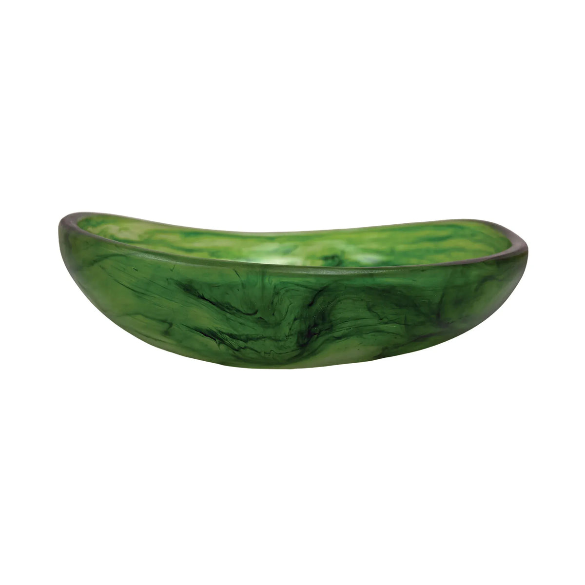 Urban Attitude JADE Medium Bowl Height 8cm highest, 5cm lowest, Width 27cm, Length 28cm - Sage Mist