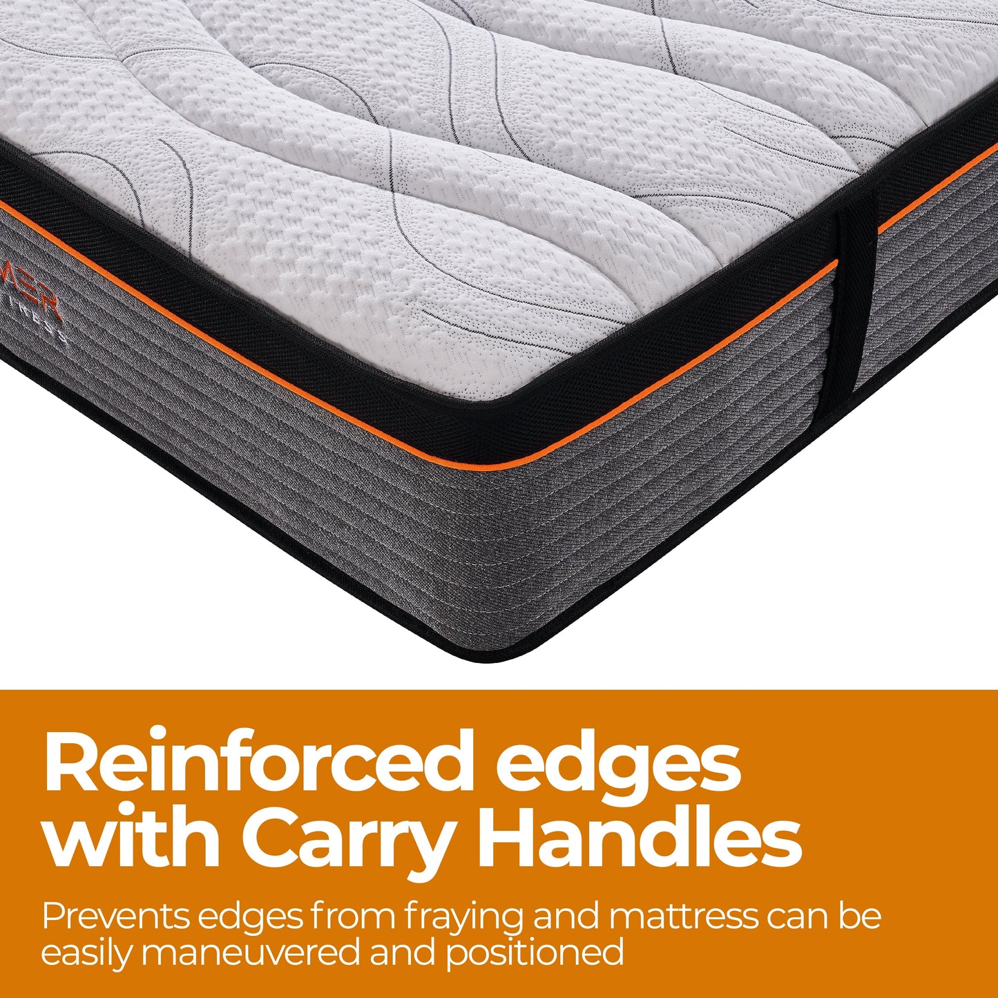 EasyDreamer Orthopaedic Euro Top Pocket Spring Double Mattress