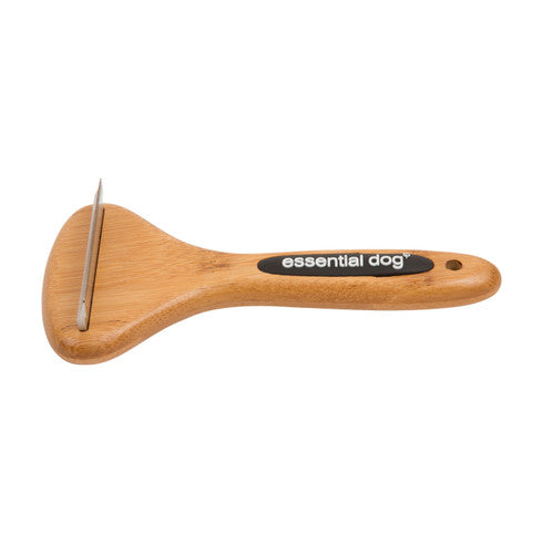 Deshedding Tool Natural Bamboo for Cats & Dogs