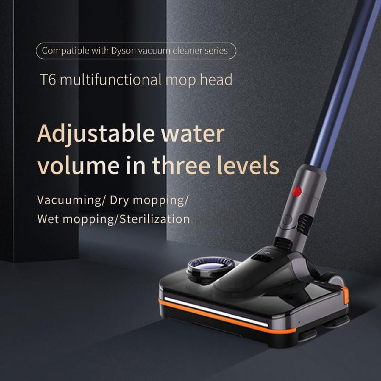 Mop Head T6 Wet Dry for Dyson V7, V8, V10, V11, V15 & GEN5 Vacuum Cleaners