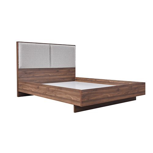 4 Pcs Queen Bedroom Suite with Tallboy in Fabric LED Light