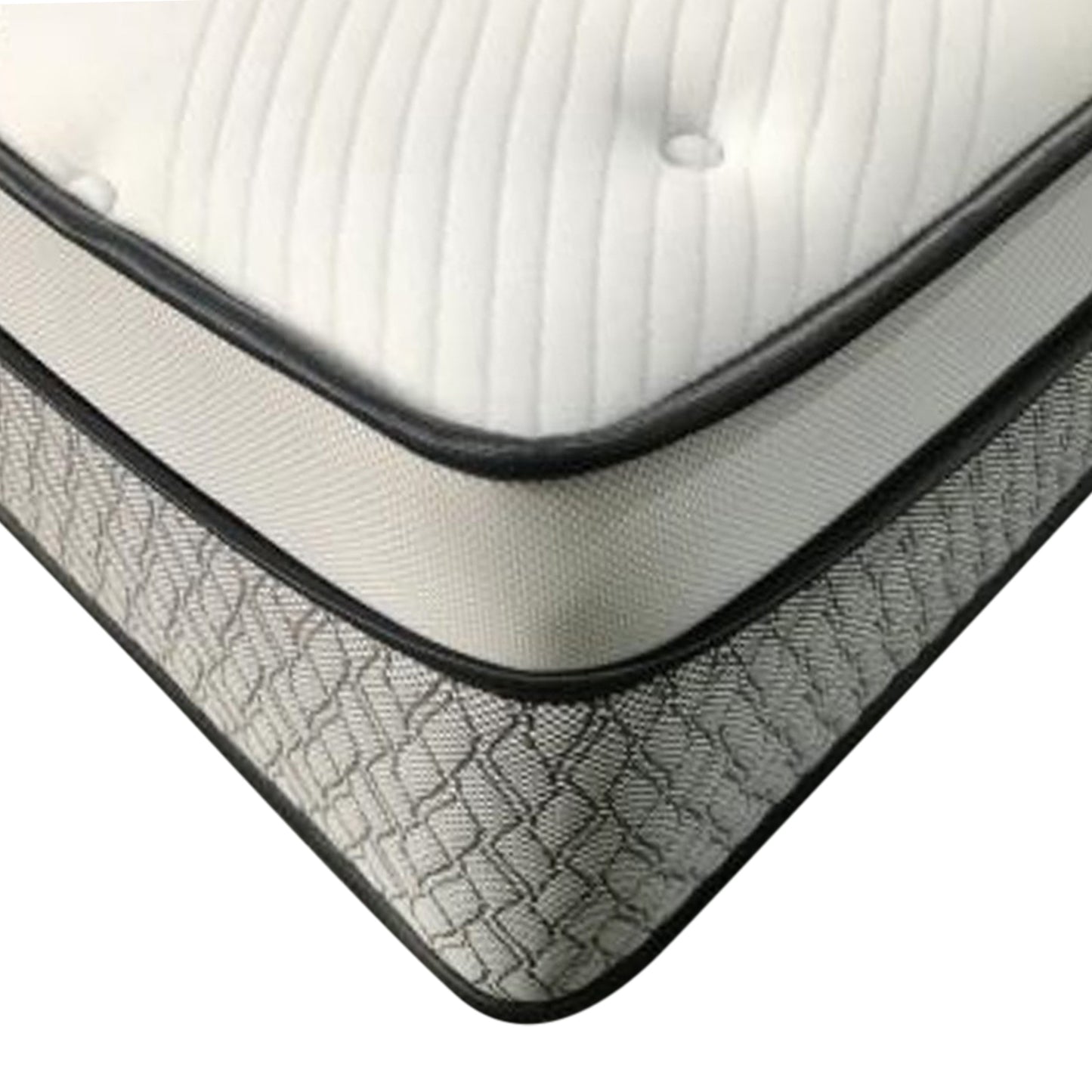 Queen Mattress in Gel Memory Foam 6 Zone Pocket Coil Soft Firm Bed 30cm Thick