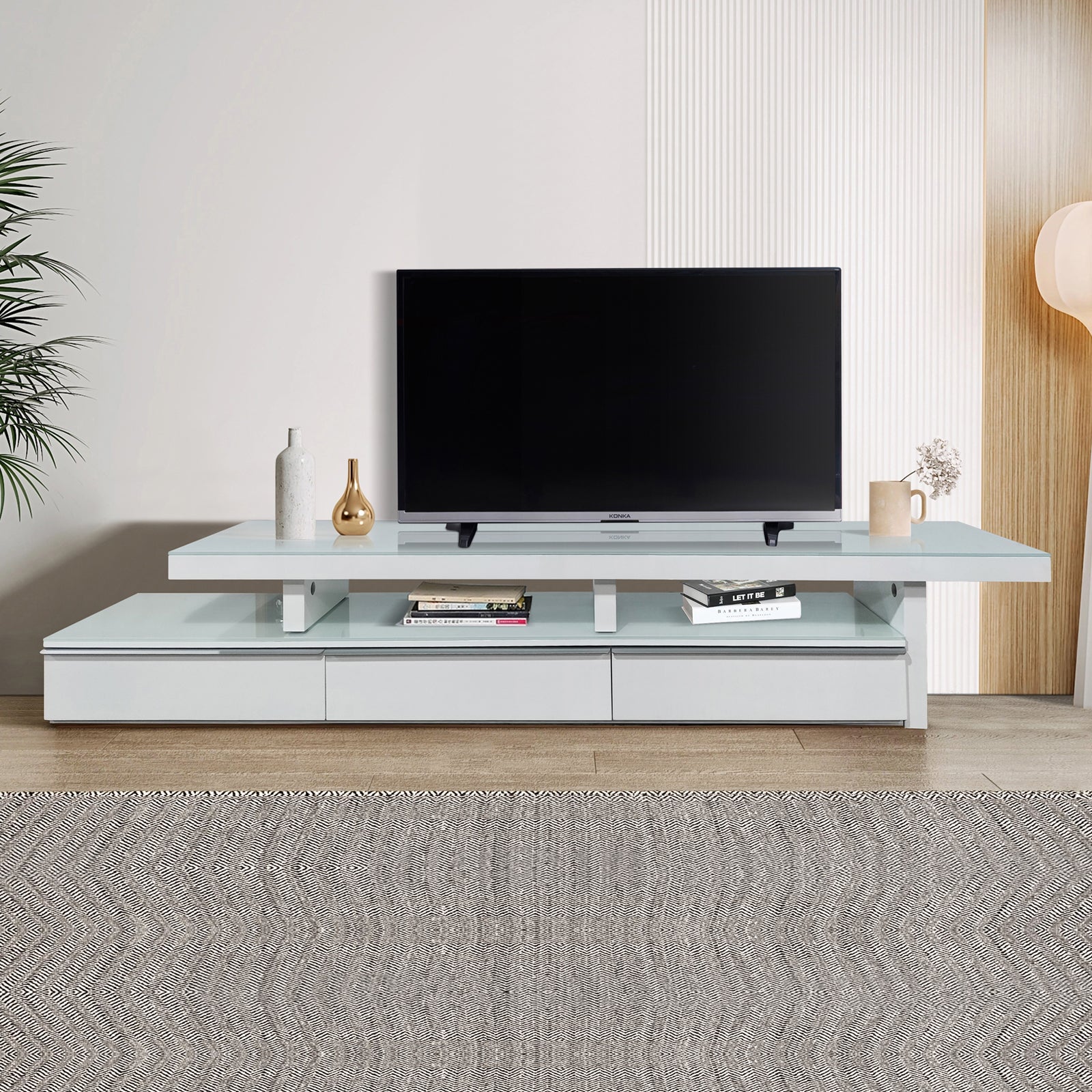 Marlin Tv Unit White