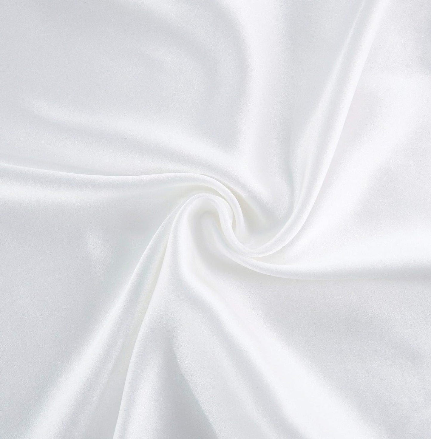 Luxury Pillowcase Set of 2 100% Pure Mulberry Silk on Both Sides - White