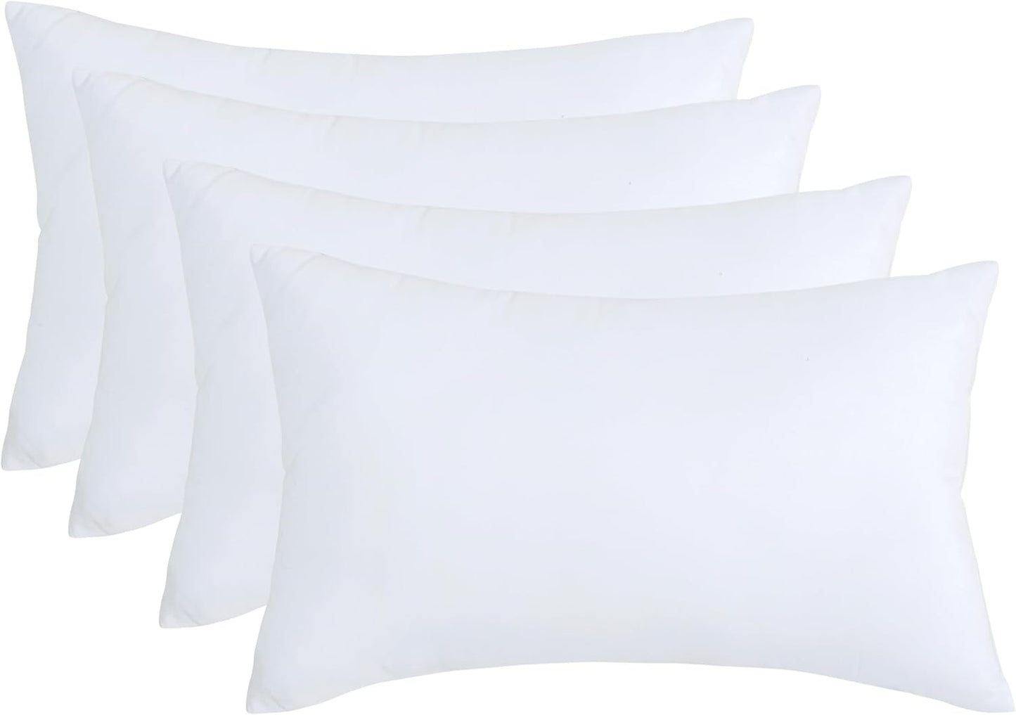 Pillows 4 Pack Luxury Plush Down Microfibre Medium Firm