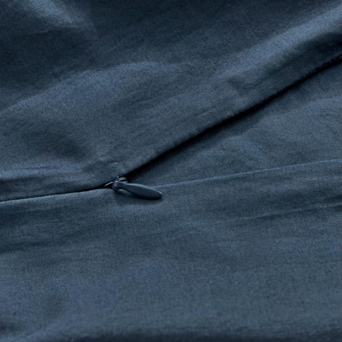 Vintage Washed 100% Cotton Quilt Cover Set 2PCS - Dark Indigo - Single