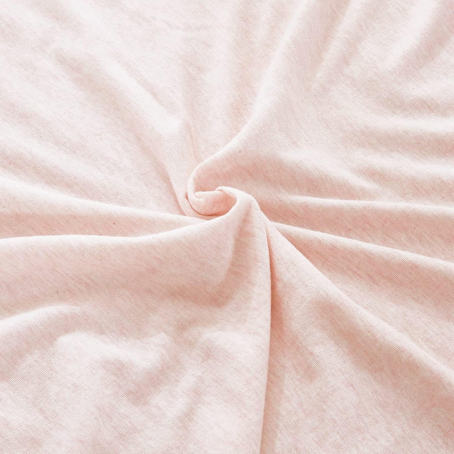 Jersey Cotton Quilt Cover Set 100% - Pink - King