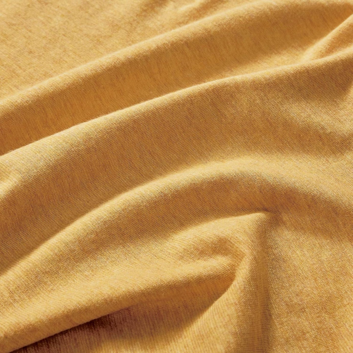 Jersey Cotton Quilt Cover Set 100% - Yellow - Super King