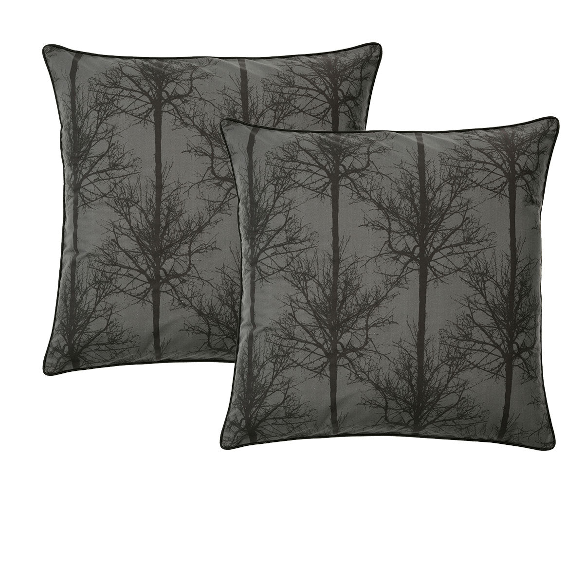 Alpine Stag Taupe European Pillowcases - Pair