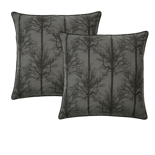 Alpine Stag Taupe European Pillowcases - Pair
