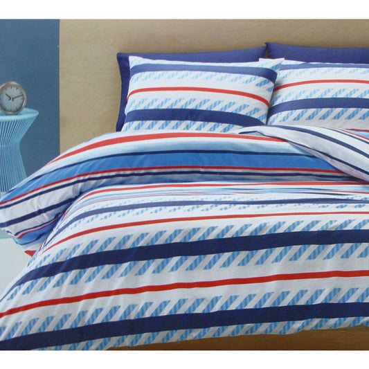 Quilt Cover Set Belmondo Atlanta Striped Easy Care King