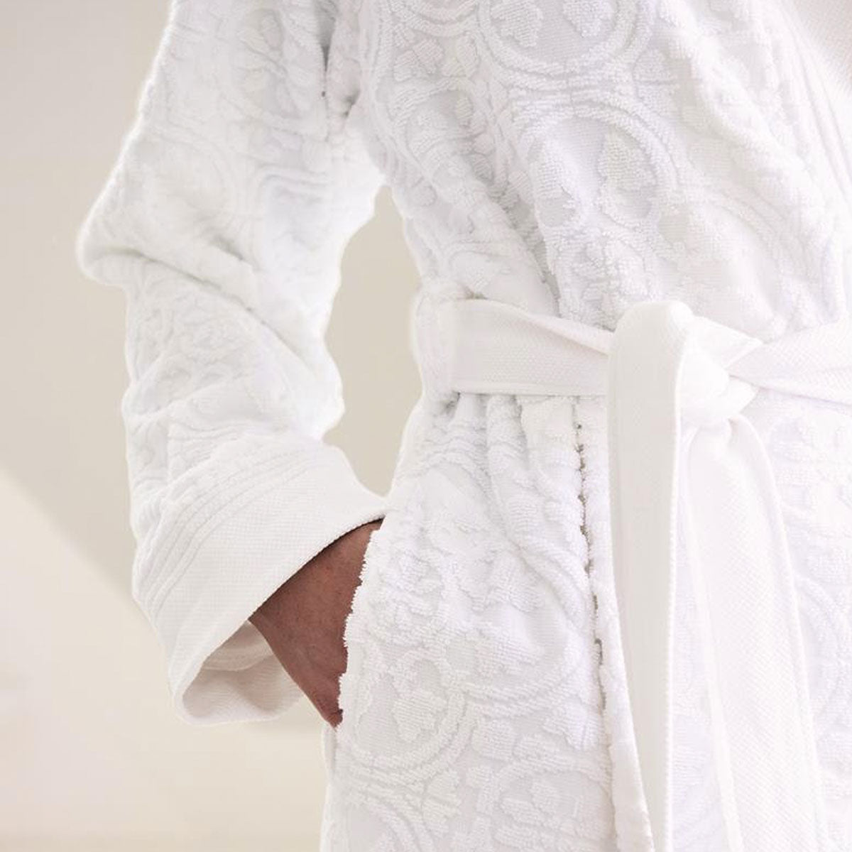 Bathrobe XX-Large PIP Studio Mosaic de Pip White Cotton