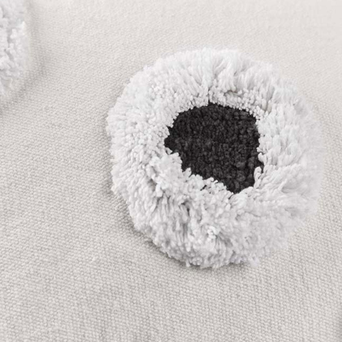 Cushion 50cm x 50cm VTWonen Stripe and Eye Natural Square Filled