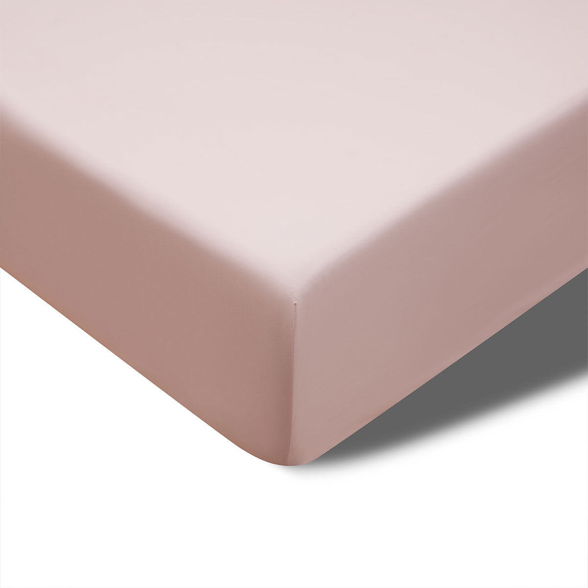 Accessorize 400TC Blush Bamboo Cotton Fitted Sheet 40cm Wall Queen