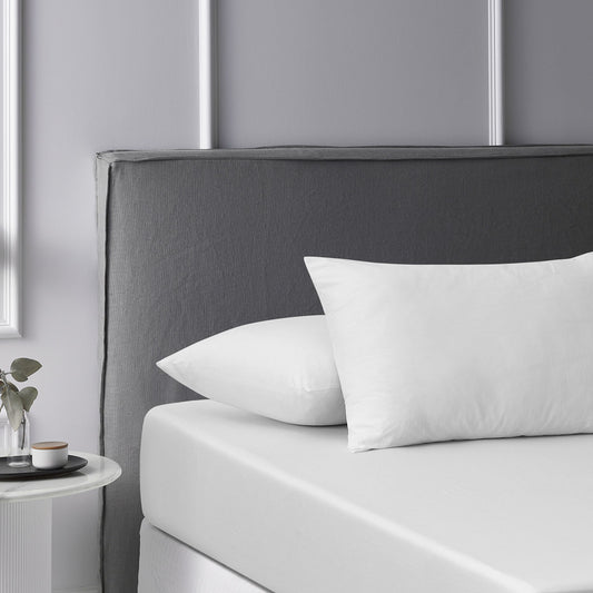 Fitted Sheet Set King Accessorize White Washed Cotton