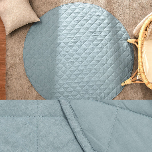 Baby Play Mat 130cm Diameter Little Gem Round Cotton Capri