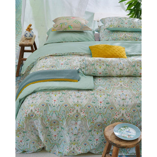 Quilt Cover Set PIP Studio Curious Animals White Cotton - Queen