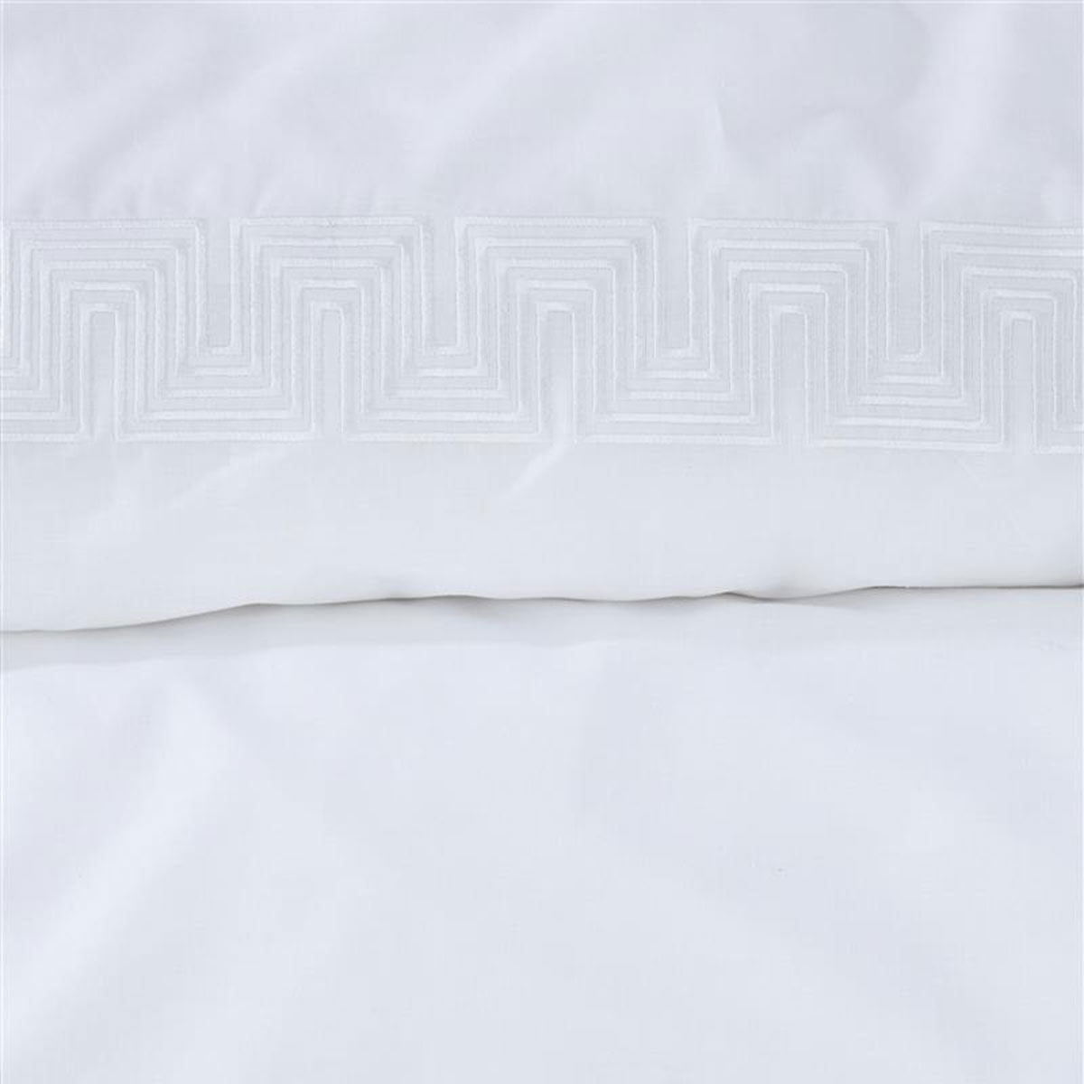 Quilt Cover Set King Riviera Maison Elowen White Cotton