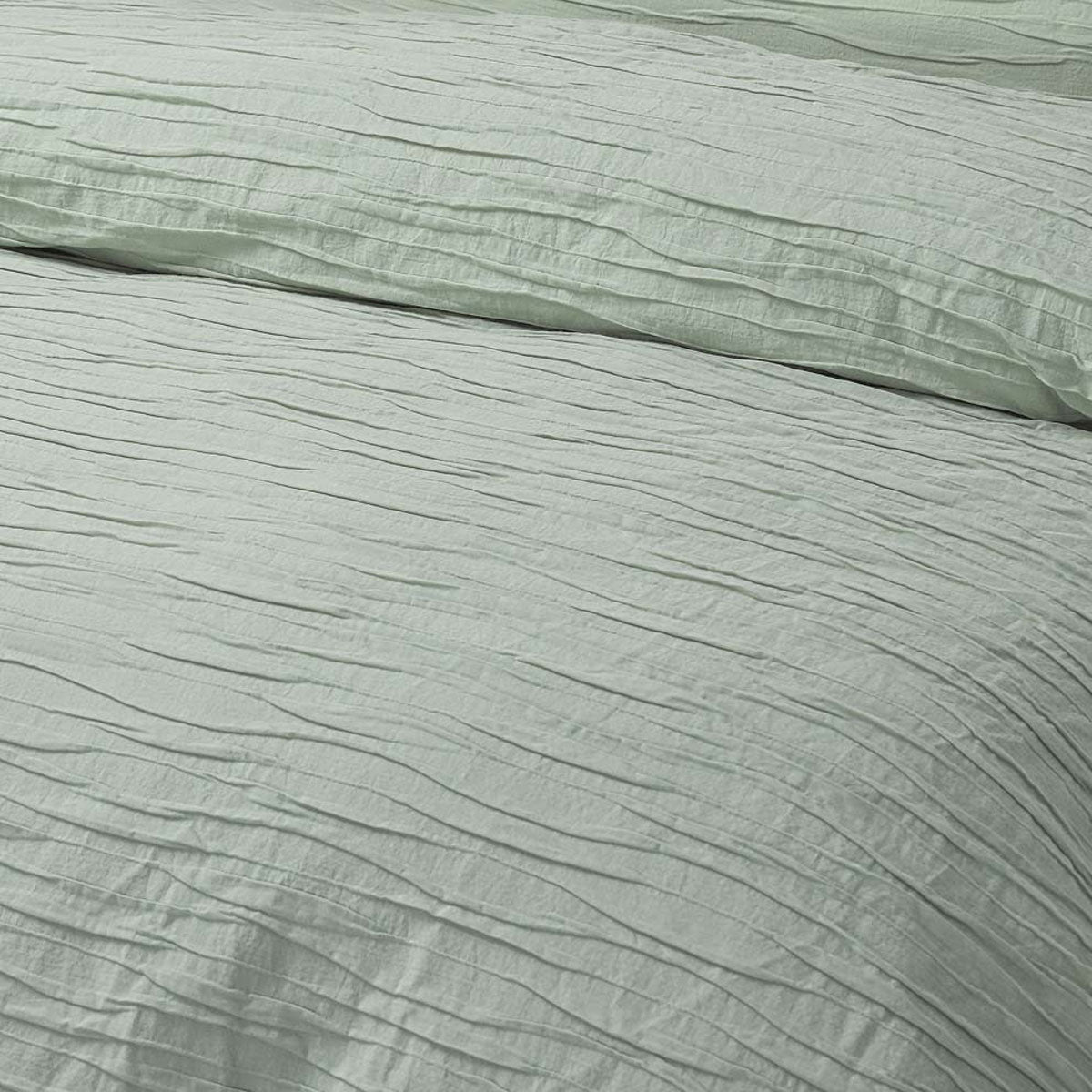 Quilt Cover Set Single Vintage Design Homewares Malvern Sage Cotton
