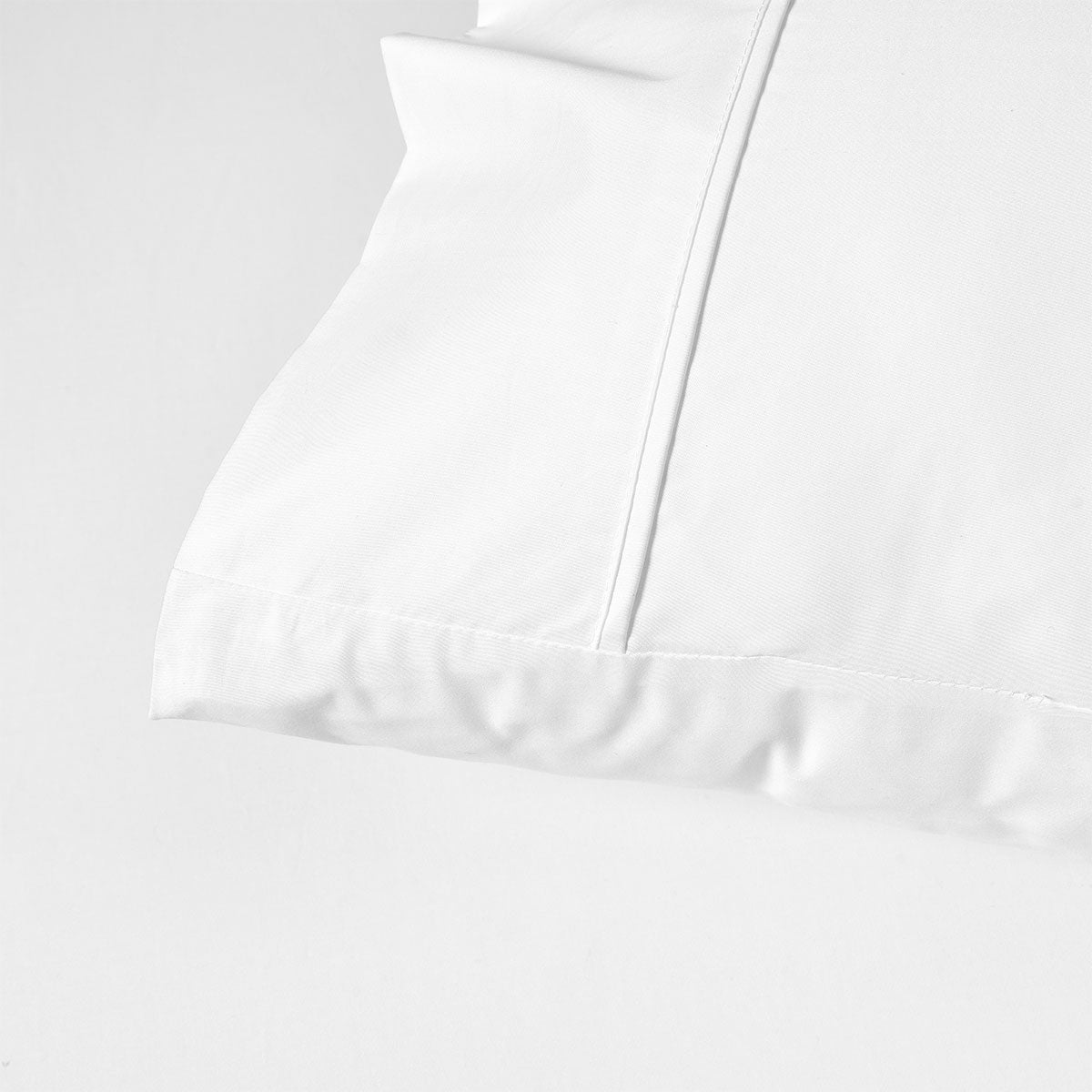 Accessorize 400TC White Bamboo Cotton Sheet Set 40cm Wall Single