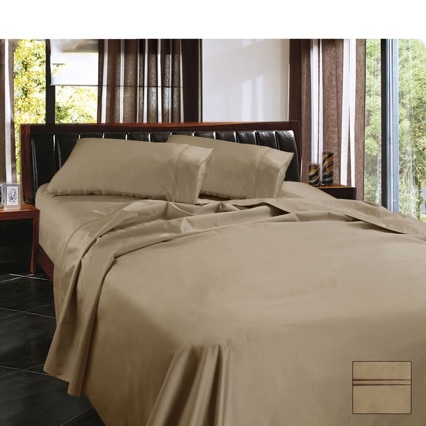 Egyptian Cotton Sateen Sheet Set Ramesses 1450TC - King