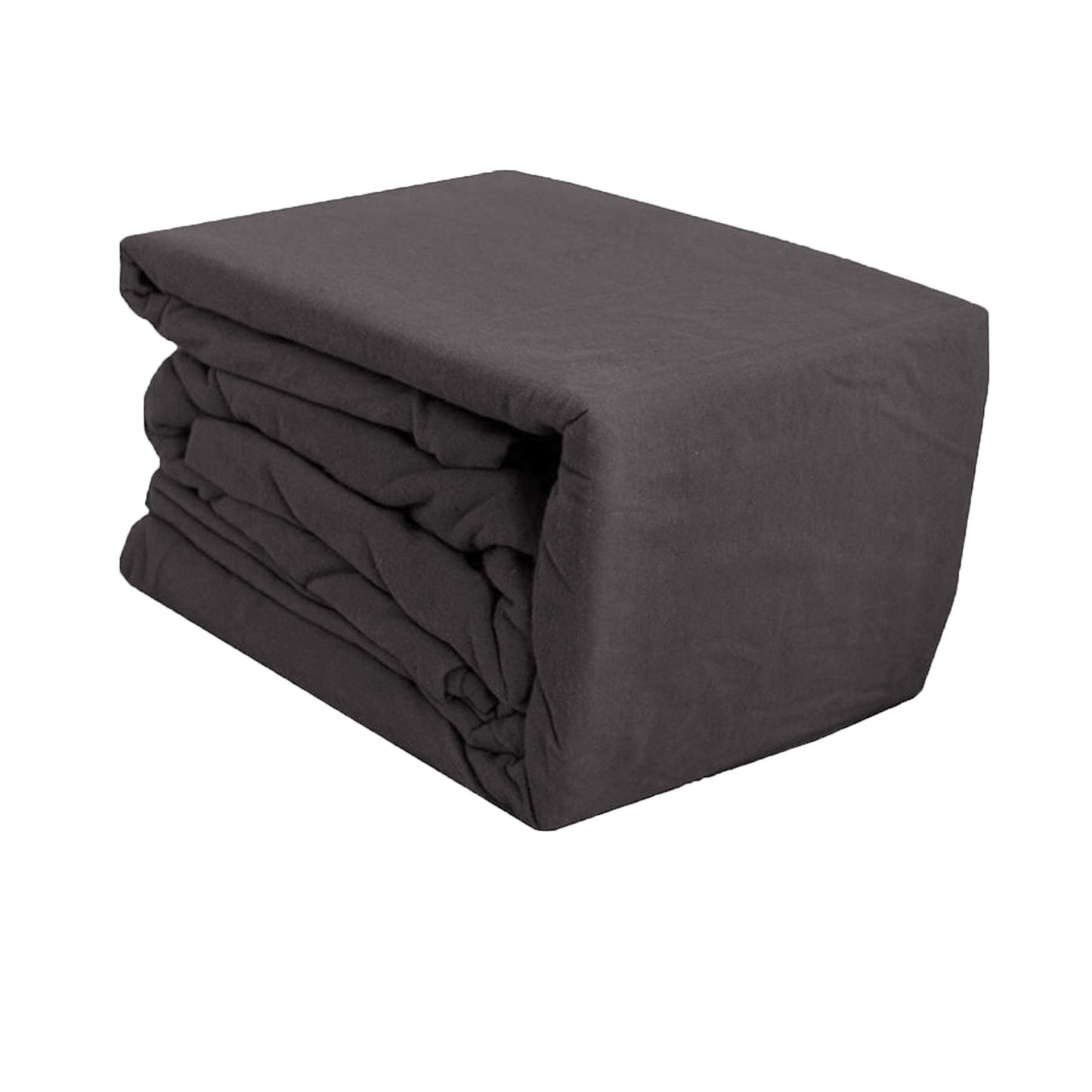 Egyptian Cotton Flannel Sheet Set Ramesses - Charcoal Single