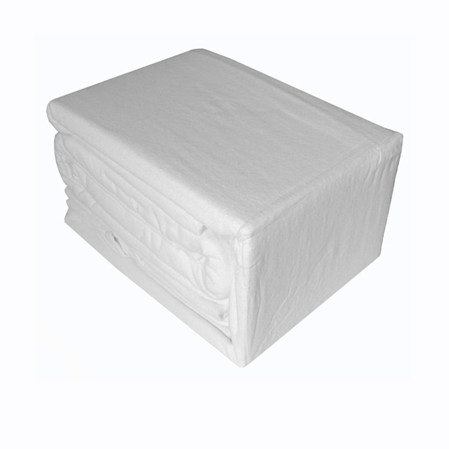 Egyptian Cotton Flannel Sheet Set Ramesses - White Single