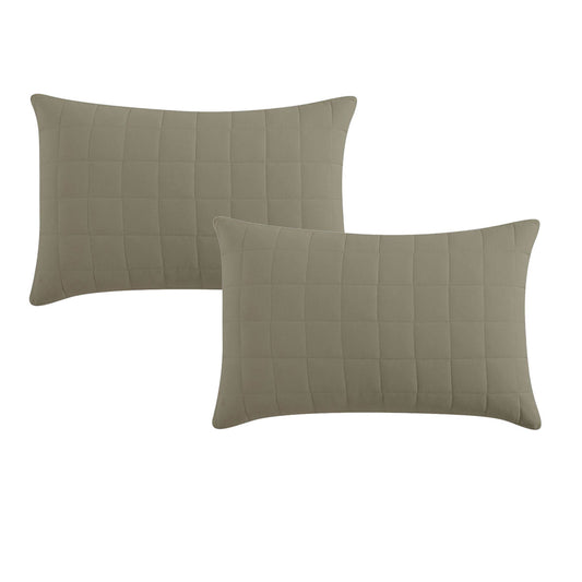 Logan and Mason Pair of Rhodes Moss Standard Pillowcases 48 x 73 + 20cm