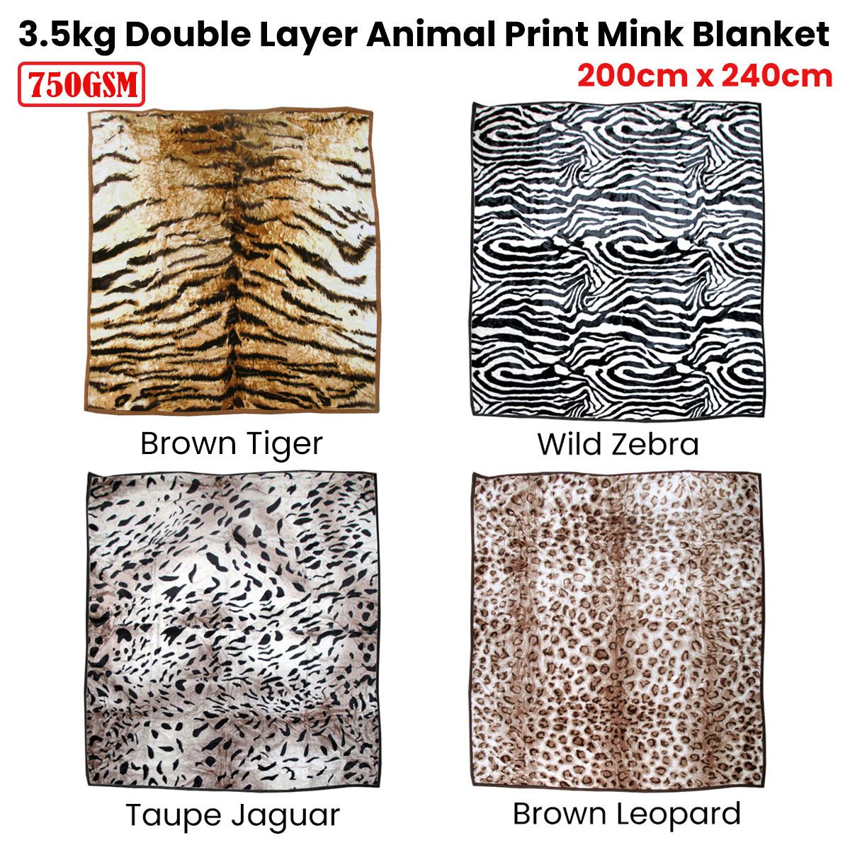 750gsm 3 5kg Double Layer Animal