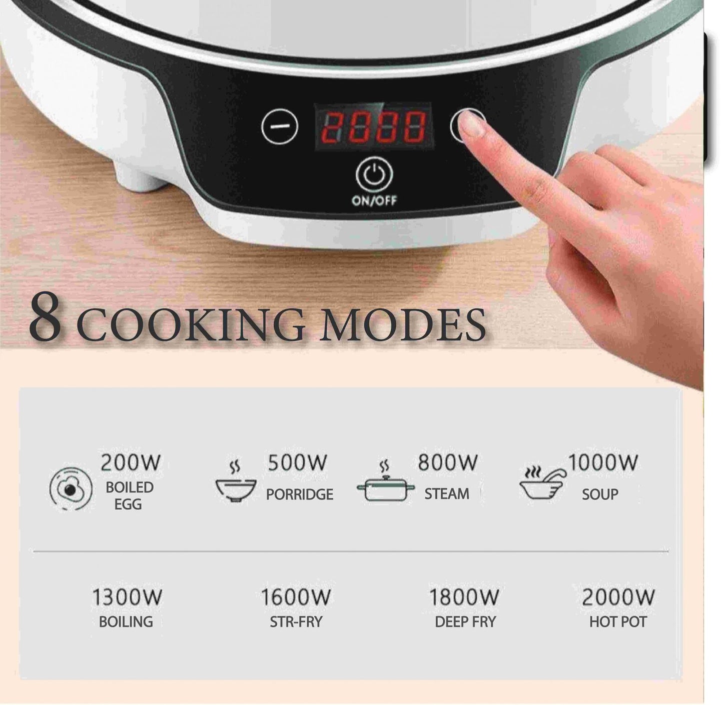 Kylin Portable Electric Induction Cooker AU-K4092