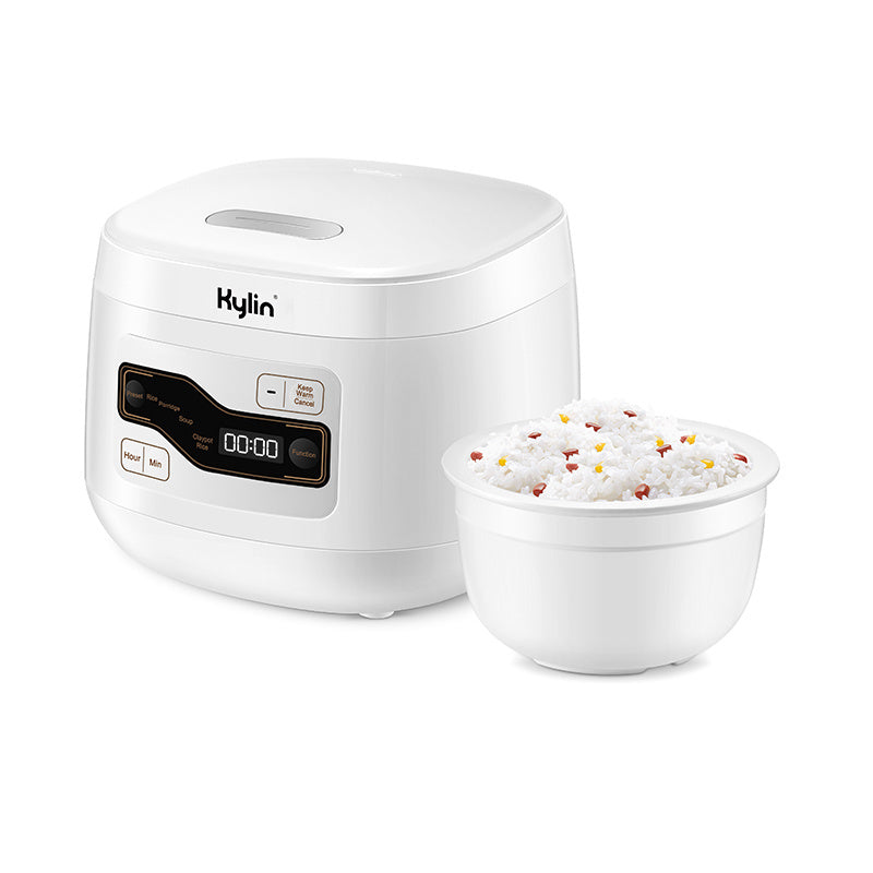 Rice Cooker Kylin Multi-Function 4 Cups Ceramic Pot 2L White AU-K1020