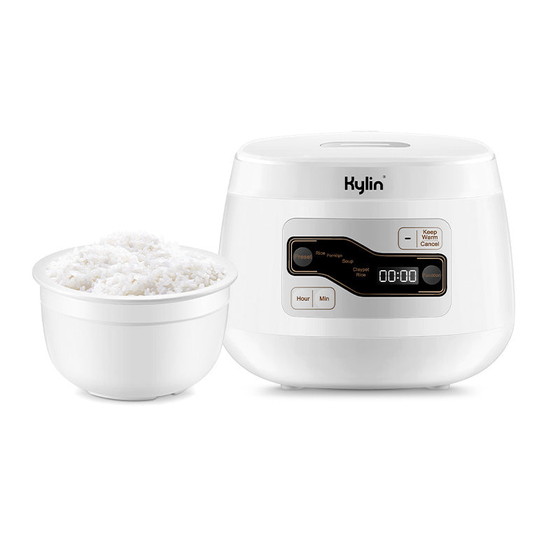 Rice Cooker Kylin Multi-Function 4 Cups Ceramic Pot 2L White AU-K1020